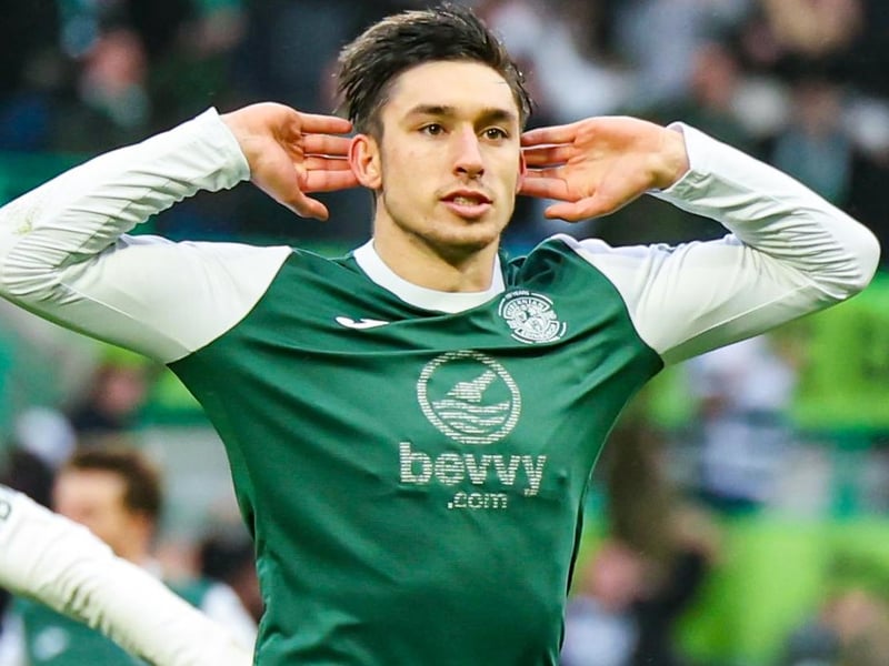 Could this be his last outing in green-and-white, given the transfer interest in the Scotland striker? Looked leggy last weekend. But Hibs don't have many alternatives to fill the No. 9 role.