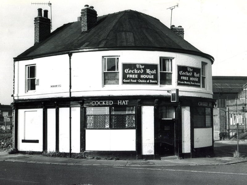 The Cocked Hat Pub at Attercliffe in 1981