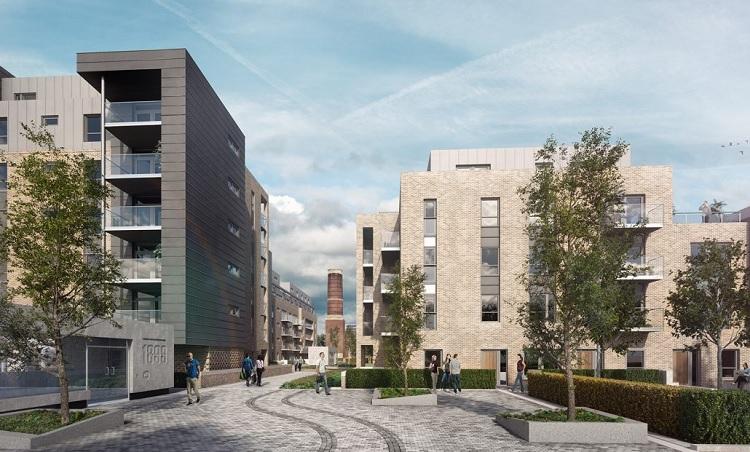 The £95 million Shrubhill development, in Broughton, is due to be completed this year, adding 380 homes to the area.