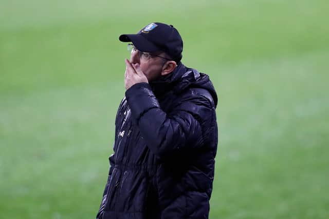 It was another tough night at the office for Sheffield Wednesday boss Tony Pulis at Nottingham Forest . (Photo by George Wood/Getty Images)
