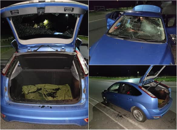 A scout leader's car was damaged in a vandalism attack on a Sheffield estate