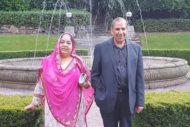 Nargis Begum and her husband Mohammed Bashir, from Darnall, Sheffield.