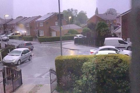 This lightning photo was taken in the middle of the night by Jean Allen from Thurnscoe