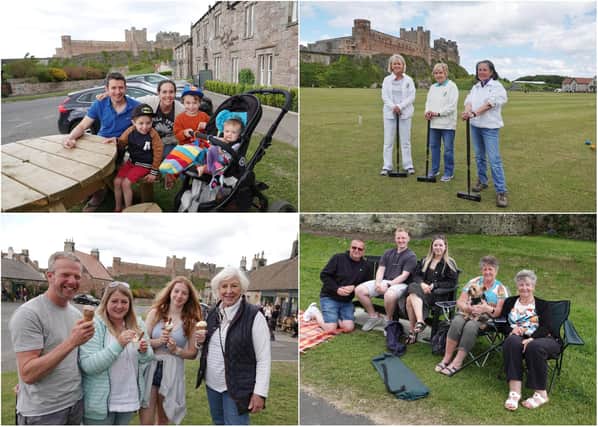 Families gather in Bamburgh ahead of the filming of the next Indiana Jones movie.