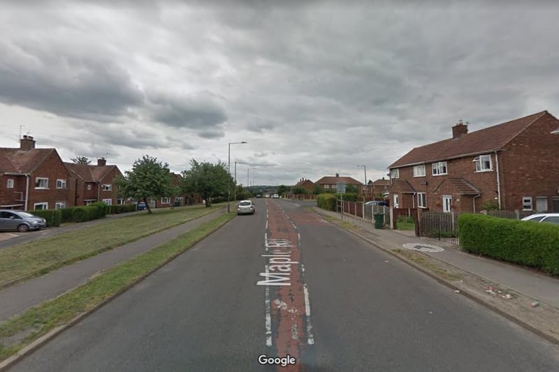 On or near Maple Road, Mexborough: seven reports