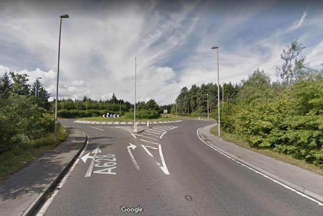 The A628 at Flouch Roundabout in Sheffield (pic: Google)