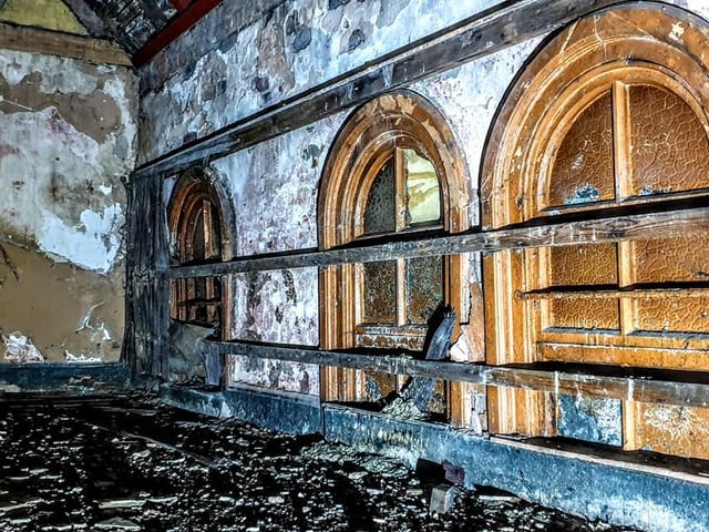 This ornate Victorian theatre became attached rather indirectly to the Frenchgate Centre, a shopping centre, and its Baroque-styled façade semi-concealed