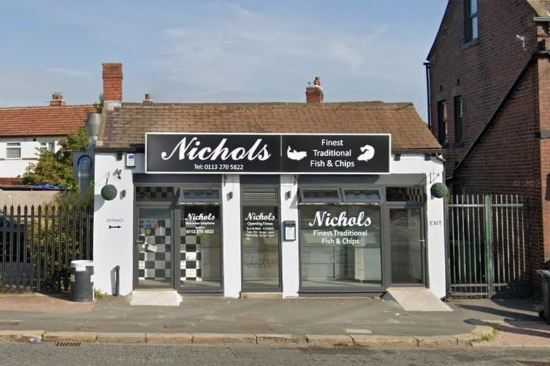 YEP readers have named Nichols Fish and Chips, in Beeston, as another fantastic fish and chip shop for value. This chippy serves all the classics, a pukka pie and butties. There are also a number of items on the children's menu. 