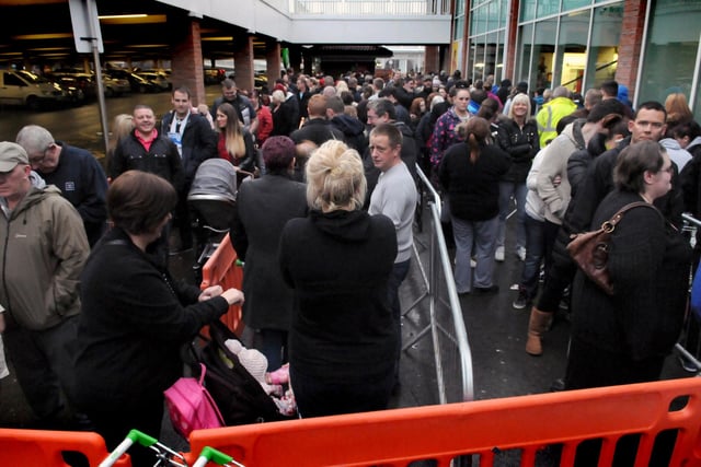 Black Friday shoppers at Asda, Boldon in 2014. Were you among them?