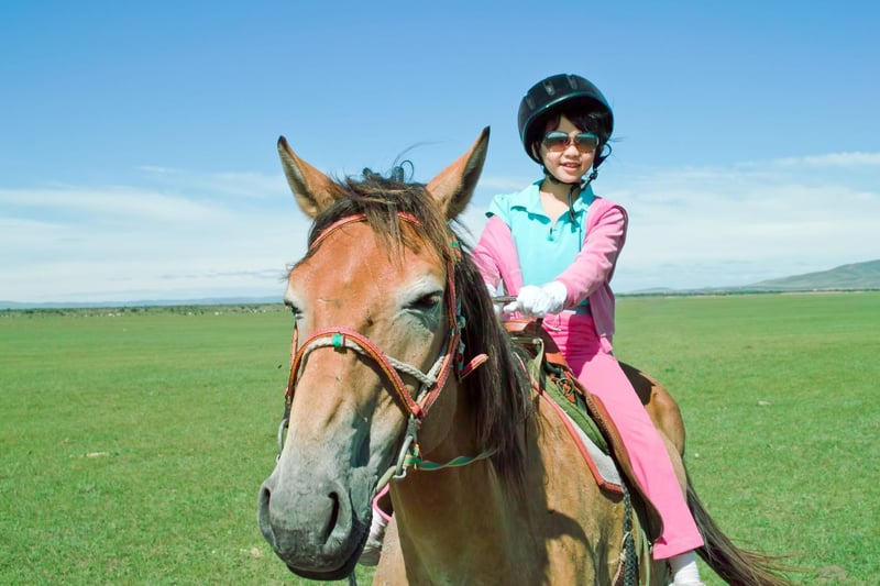 Try out hourse riding at Barbarafield Riding School, near Cupar, who have classes for children from the age of five.