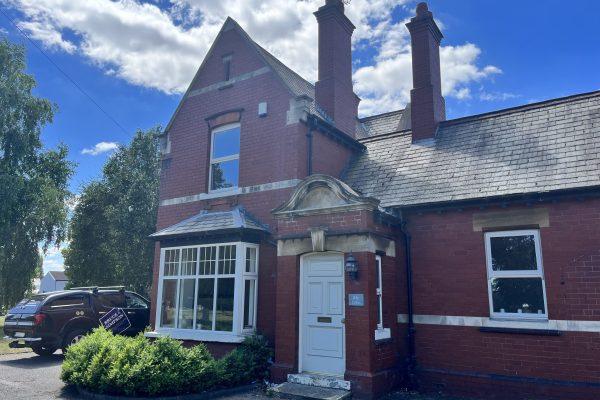 This three-bed home in Doncaster can be found in the middle of a cemetery.