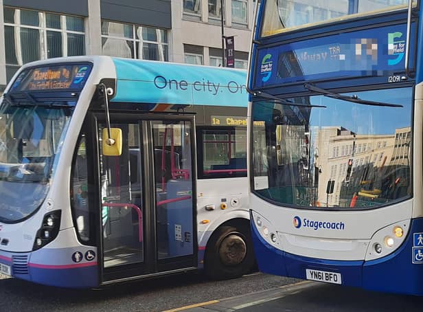 Passengers are facing disruption on buses around Page Hall today