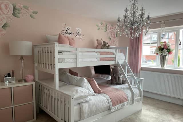Lusy-Jo Hudson's daughter's room designed by Lisa Hensby of LH Interior Design