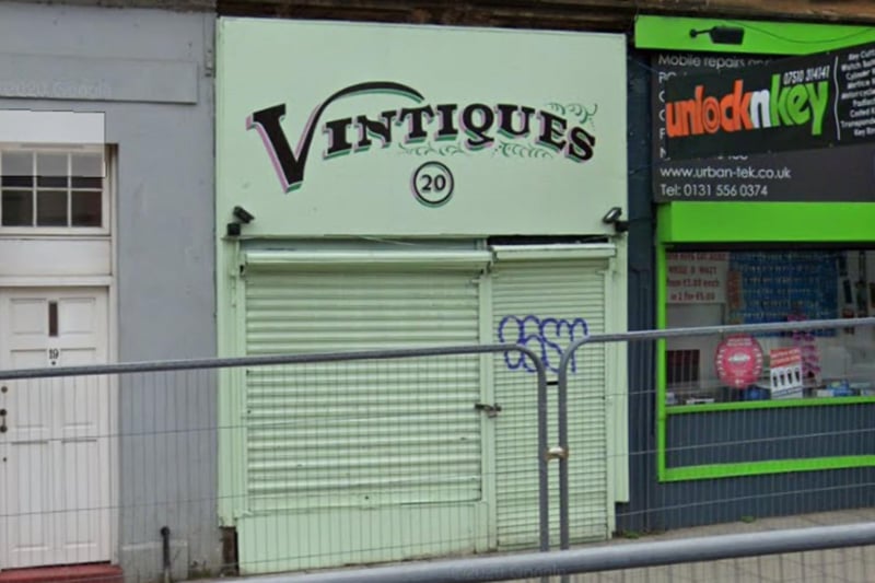 Located on Albert Place, Vintiques sells a range of quirky antiques and vintage items, including clothing "for all genders".