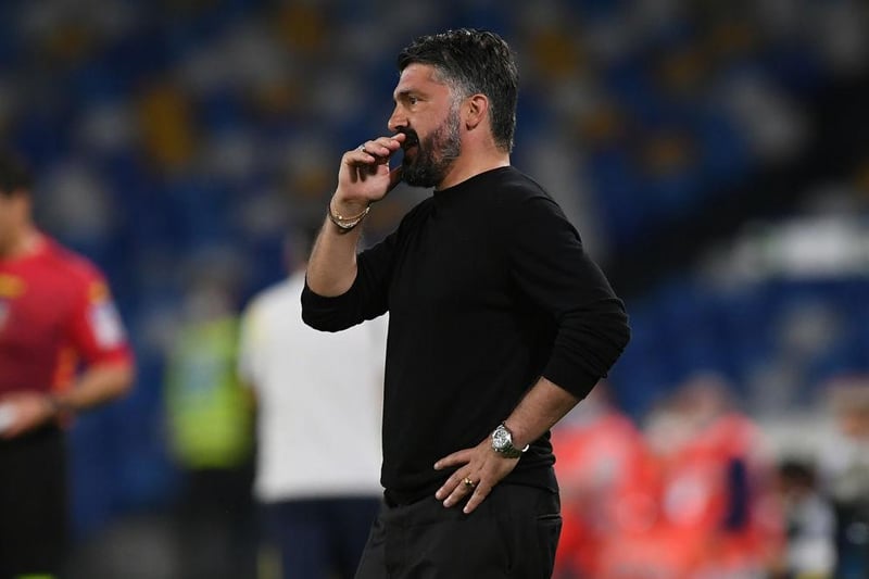 Newcastle United are considering a move for former AC Milan boss Gennaro Gattuso if they sack Steve Bruce. (Calcio Mercato)

  (Photo by Francesco Pecoraro/Getty Images)