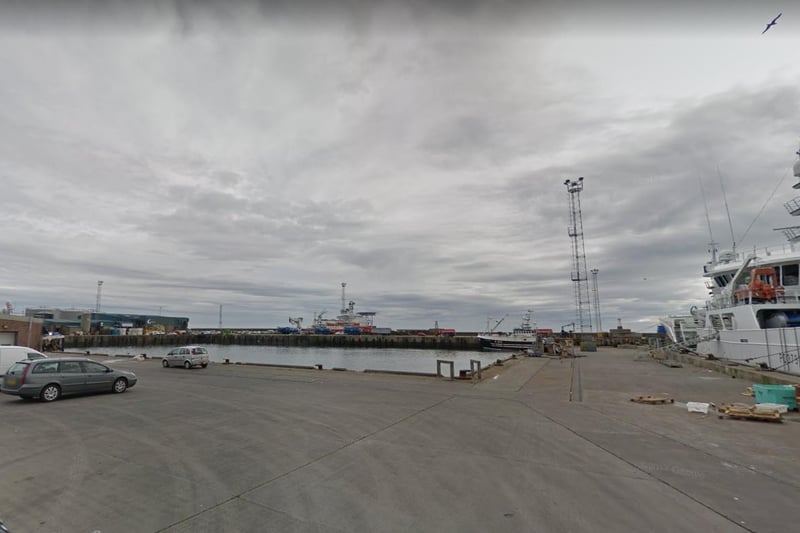Peterhead Harbour in Aberdeenshire recorded 76 cases of coronavirus last week and has a population of 6,002 people. This was a rate of 1,266.2 cases of Covid-19 per 100,000 people.