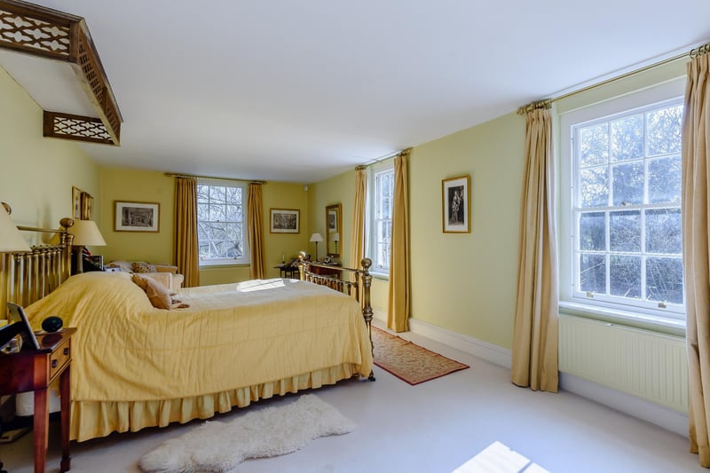 The bedroom suite has a bedroom with windows overlooking the gardens, dressing room with a range of built-in wardrobes and an en suite shower room.