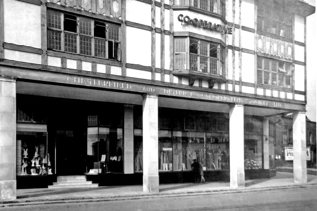 Chesterfield then and now. Coop retro - Knifesmithgate 1938