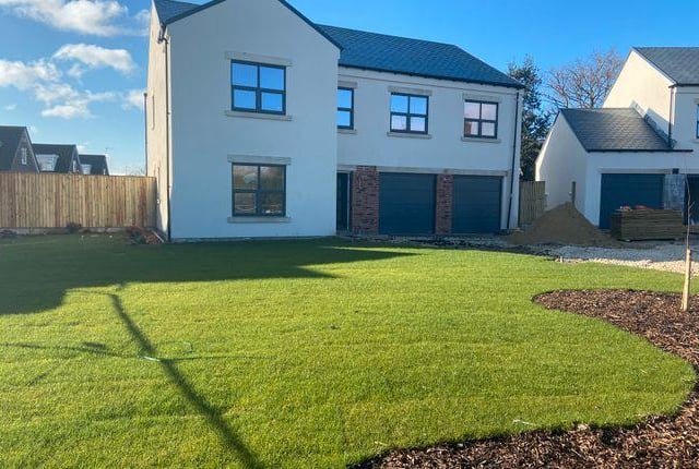 The new build five bedroom house is super insulated and triple glazed. Marketed by Adina Developments, 01302 977295.