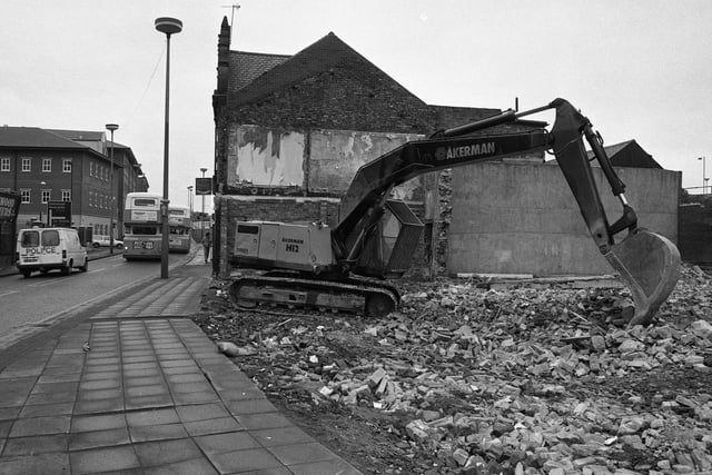 Silksworth Row demolition in February 1991. Remember this?