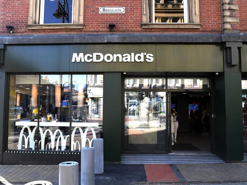 The McDonald’s in Briggate, Leeds city centre, has a rating of 3.7 from 3,456 Google reviews.