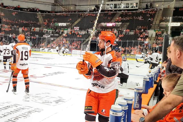 Sheffield Steelers' Brandon McNally has represented Italy at international level. Picture: Bob Westerdale