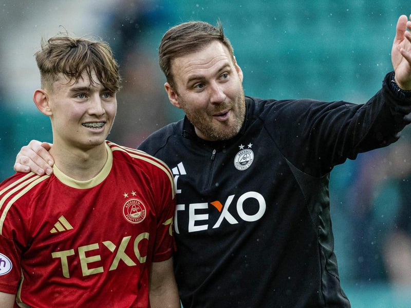 The 16-year-old Dons youngster exploded onto the scene last season when he bagged a late goal in Aberdeen's 4-0 win over Hibs, and he hit headlines again when he scored on his second appearance against Livingston last May. Likened to former Aberdeen hero Eoin Jess, Boyd is one of the club's biggest hopes for the future - and he doesn't even turn 17 until later this month.