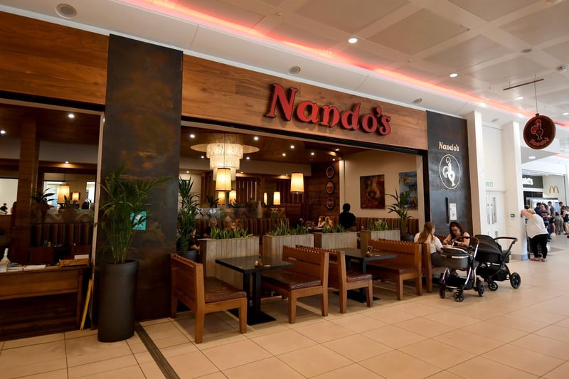 The White Rose Nandos is rated at 4.1 stars according to Google reviews.