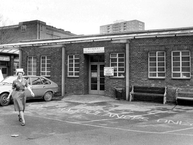 Accident and Emergency Dept at the Portsmouth Royal Hospital. Pictured in the 1970's. Picture: The News 0673-1