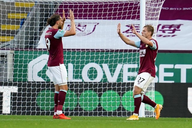 Burnley have extended the contracts of strikers Jay Rodriguez and Matej Vydra, who will now stay at Turf Moor until June 2022. (Various)