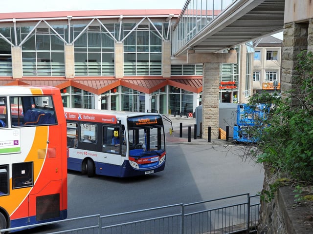 About 2.4 million passengers passed through Mansfield Bus Station.