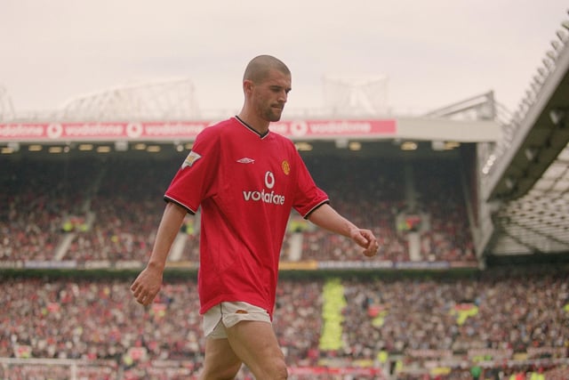 As tenacious as they come, Roy Keane was a phenomenal midfield battler. He added the grit to Manchester United's highly successful '90s/early-'00s side. Mandatory Credit: (Gary M Prior/Allsport/Getty)
