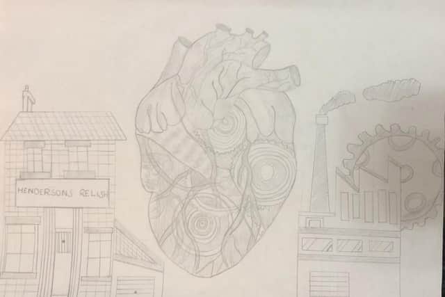 ‘Mechanical Heart,’ by winning year 7 student Aleena Usman