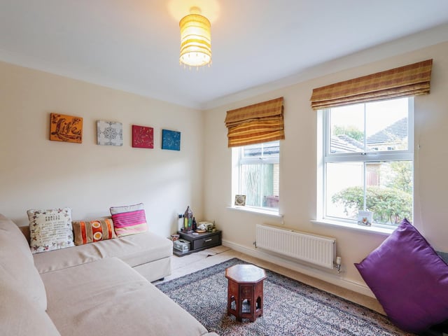 One of the comfortable seating areas