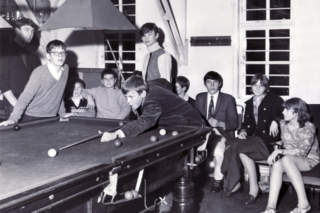 This picture shows youngsters at Meynell Road Youth Club, Sheffield. Youth clubs were run at many schools in the 70s and 80s but are less widespread now.