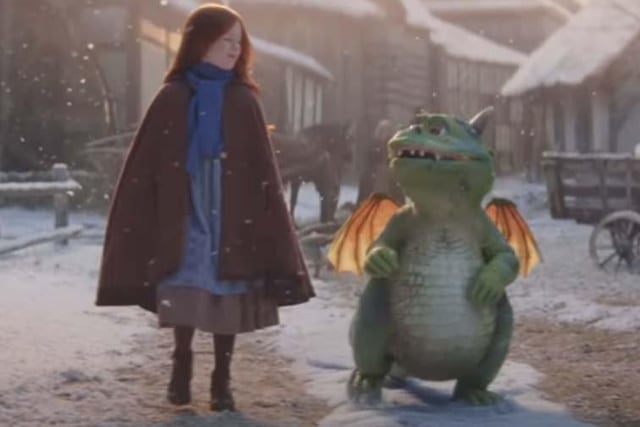 This advert was the first collaboration with Waitrose, and shows a girl and her accident prone dragon friend, Edgar.