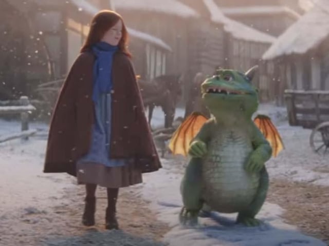 This advert was the first collaboration with Waitrose, and shows a girl and her accident prone dragon friend, Edgar.