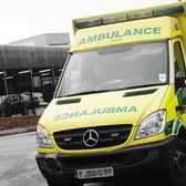 A paramedic suffered serious injuries during a collision between and ambulance and a Mercedes car earlier today. Stock picture used for illustrative purposes