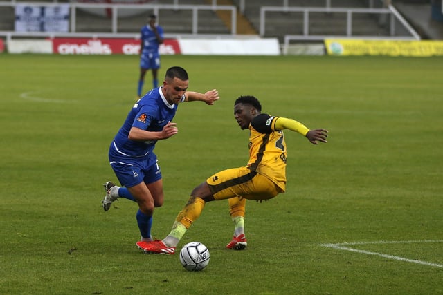 Moved into right-back following Odusina’s injury and struggled to cope with Torquay’s attackers.