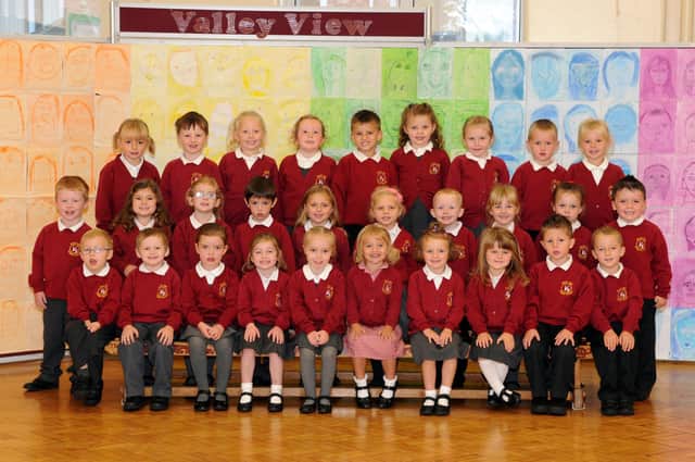Mrs Riches reception class at Valley View Primary School in 2014.