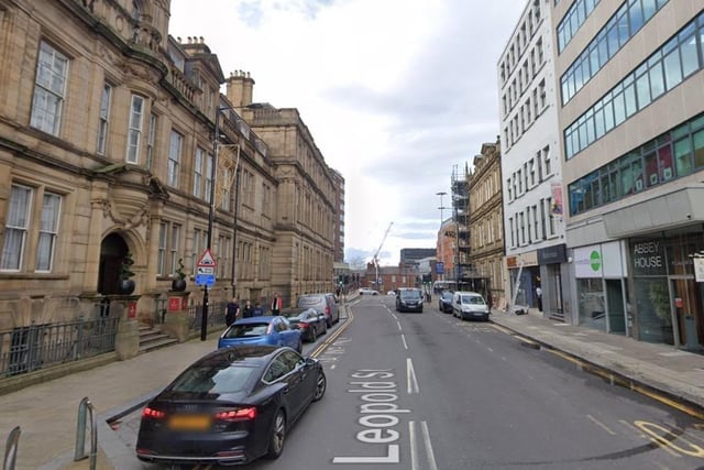 The second-highest number of reports of violence and sexual offences in Sheffield in March 2023 were made in connection with incidents that took place on or near Leopold Street, Sheffield city centre, with 18