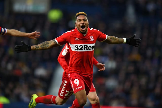 Assombalonga arrived at the Riverside with high expectations following breakout spells with Peterborough United and Nottingham Forest. With a price tag of £15m Assombalonga was a club record transfer for Boro and was brought in to fire the club back to the Premier League. But the 28-year-old struggled after his second season - hitting just five in his final year with the club before a summer move to Turkey with Adana Demirspor where he has scored three in seven to date. (Photo by Tony Marshall/Getty Images)