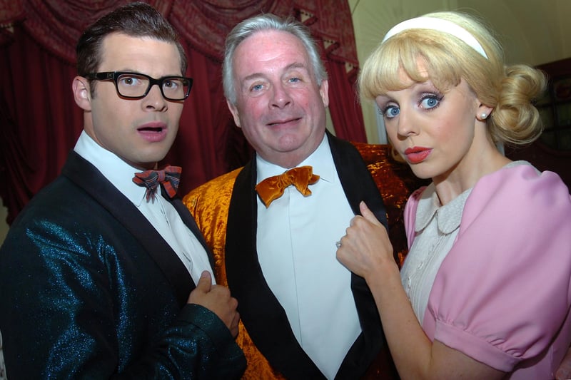 Christopher Biggins starred as the narrator in the Empire's 2010 showing of the Rocky Horror Picture Show and he was joined by Richard Meek as Brad and Haleey Flaherty as Janet.