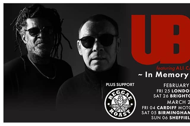 Tickets for UB40 featuring Ali Campbell at Sheffield City Hall on Sunday 6 March 2022 are available now.