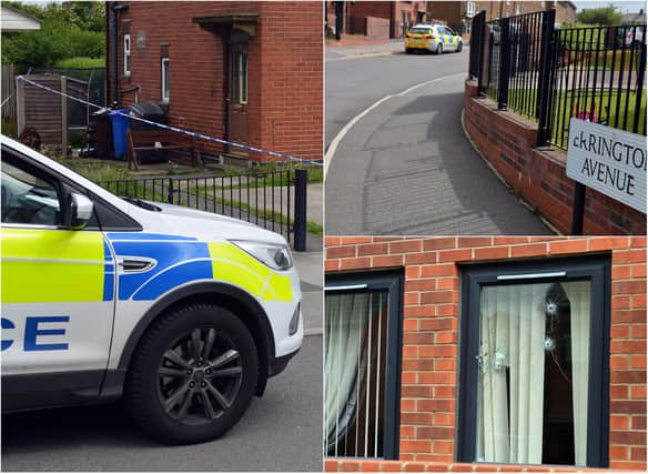 A major police investigation is under way today after two shootings on the Arbourthorne estate last night.