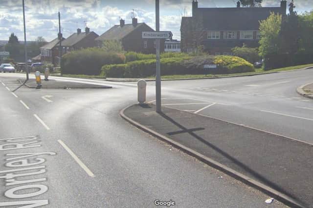 Wortley Road's junction with New Wortley Road has been closed due to a crash