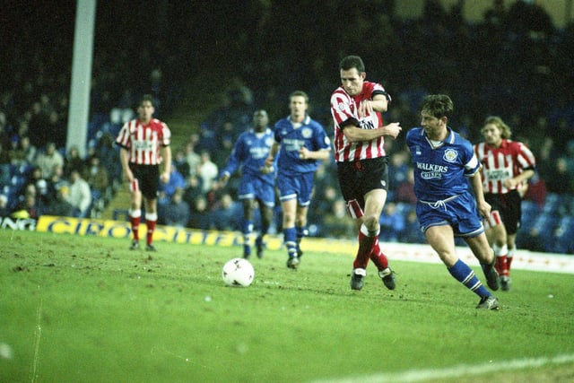 Another snap from Sunderland's 1996 clash against Leicester City at Filbert Street.