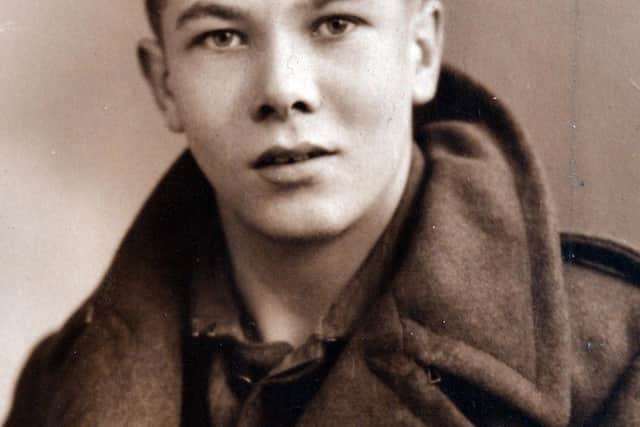 Copy picture of D-Day veteran Albert Holmshaw