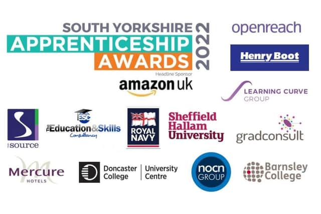 The South Yorkshire Apprenticeship Awards sponsors