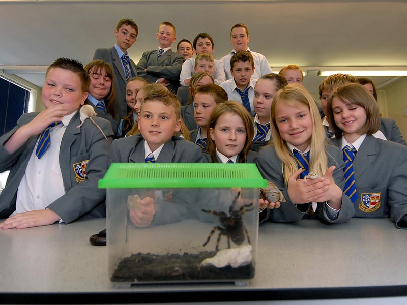 A flashback to 2007 and these St Joseph's RC Comprehensive School students enjoyed a visit from Zoolab.